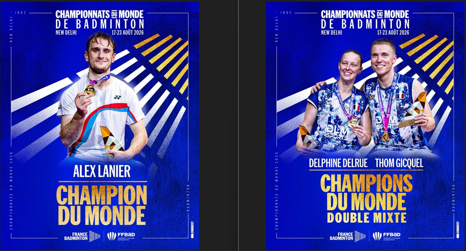 CHAMPIONS du MONDE !!!