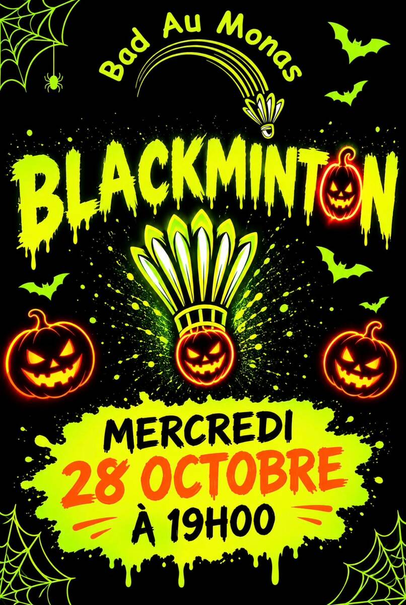 Blackminton - Halloween