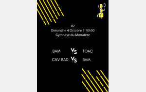 R2 Poule C 30-CVNBAD-1 R2 contre 12-BAM-1 R2